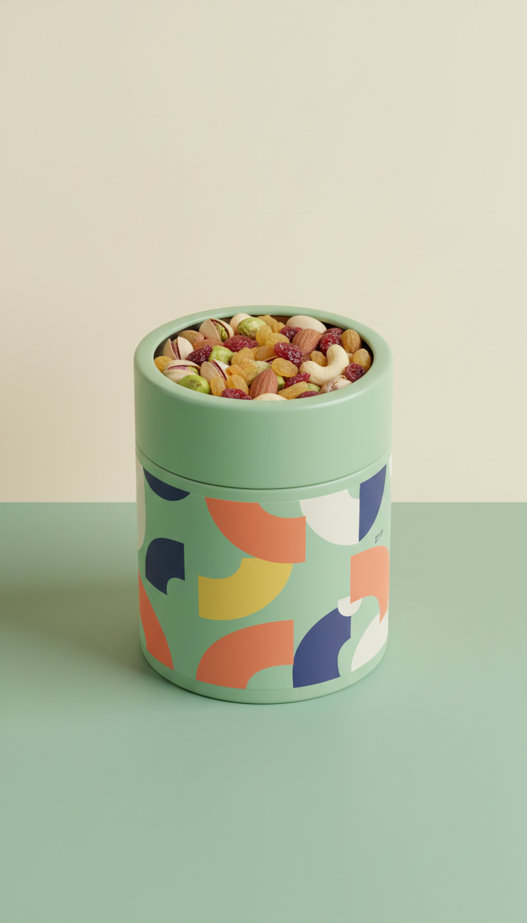 Pistachio Green Curated Nut Mix Tin
