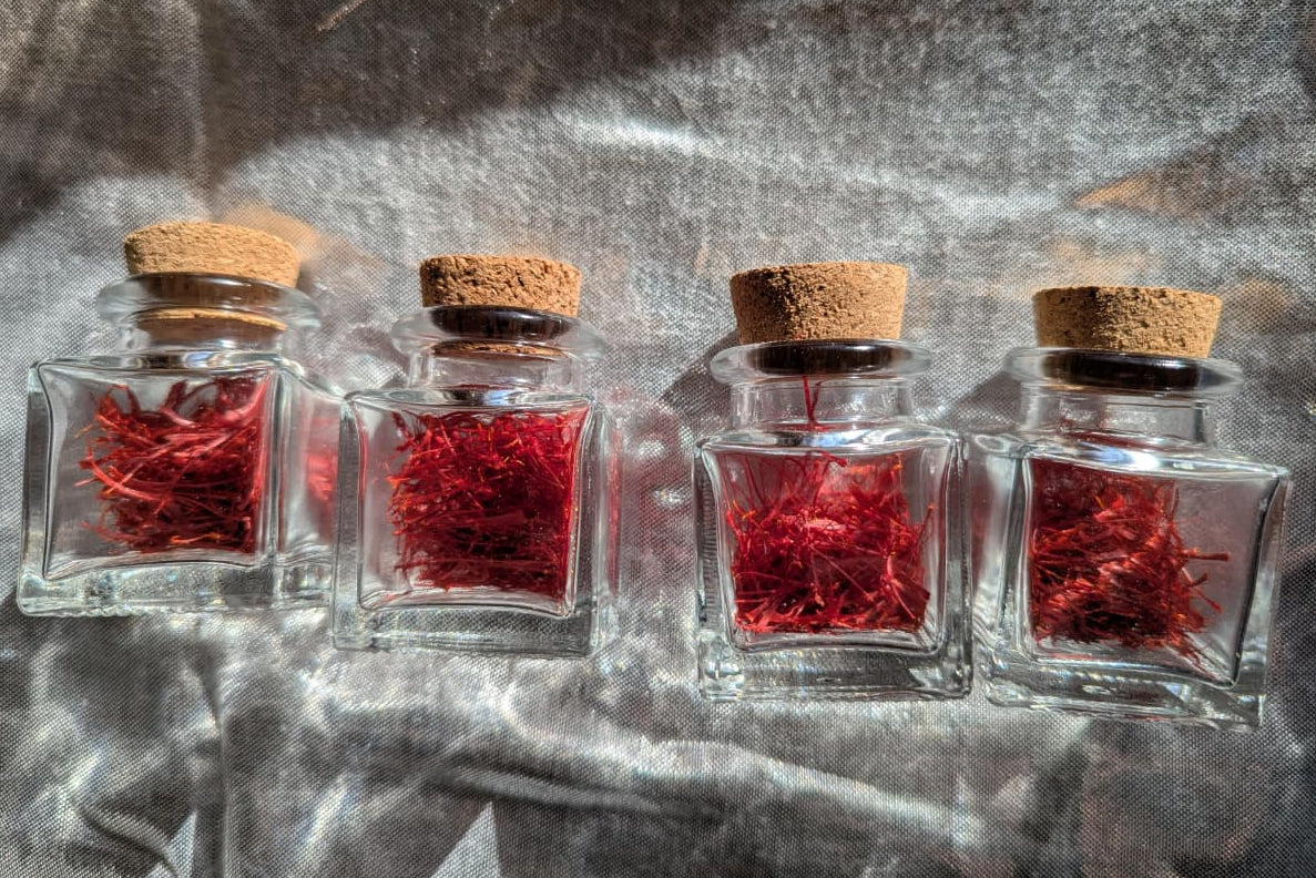Kashmiri Mongra Saffron - Glass Pack