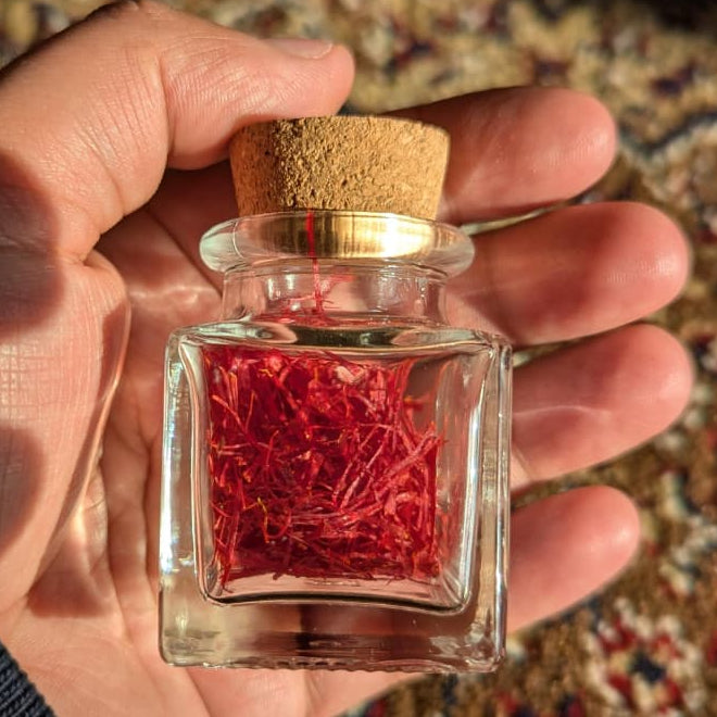 Kashmiri Mongra Saffron - Glass Pack